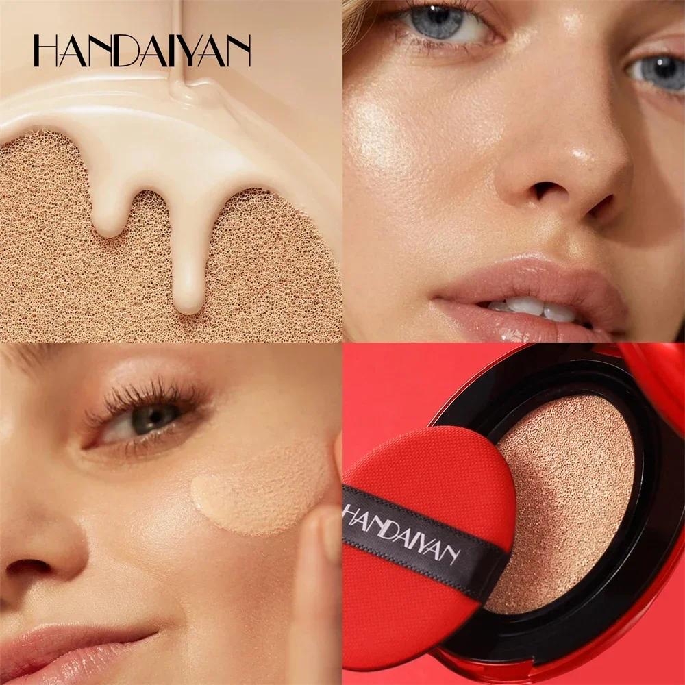Fondotinta Cushion Aria Naturale Chiaro Idratante Correttore Sbiancante Controllo dell'Olio Donne Base Trucco a Lunga Durata Cosmetico Coreano