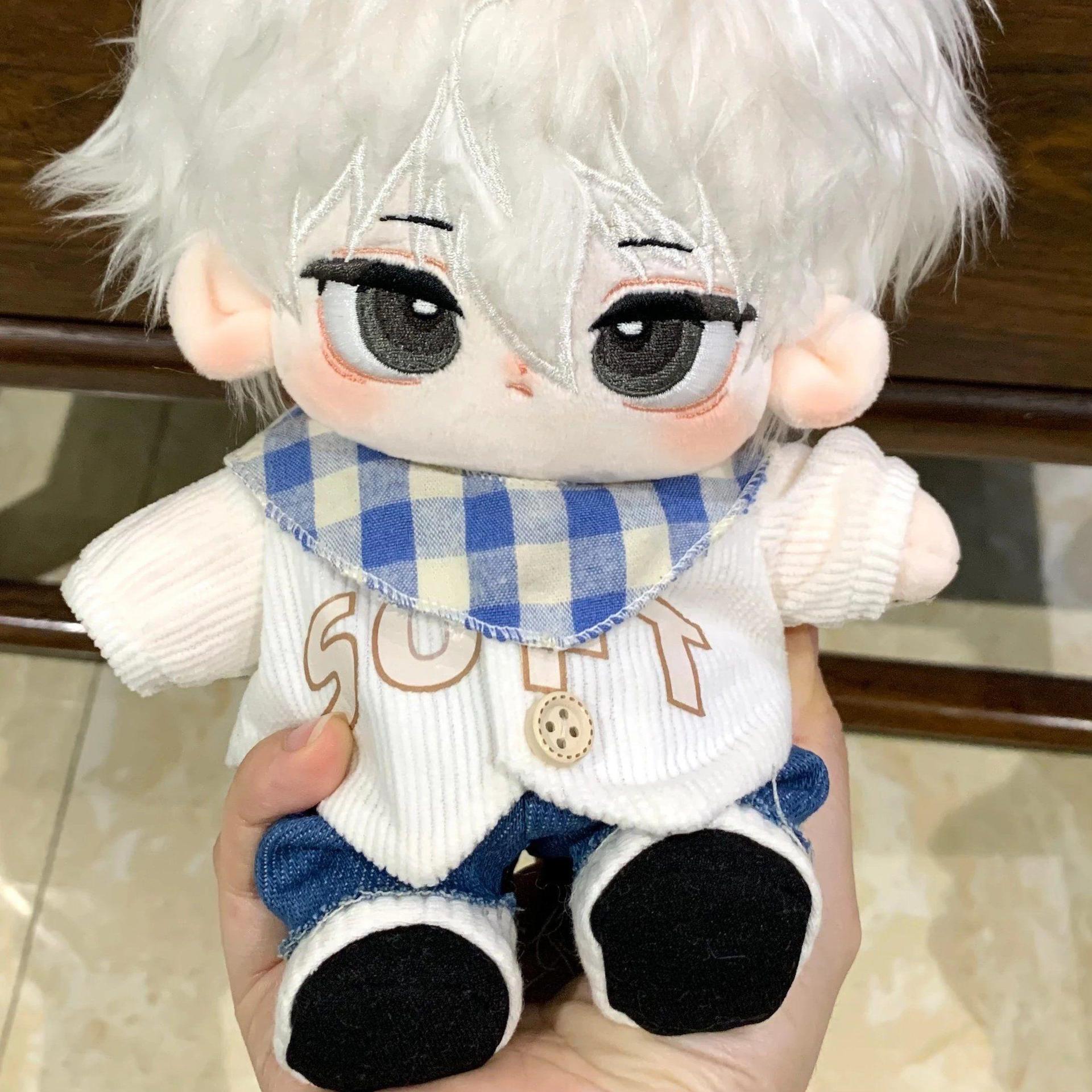 20cm Cotton Doll Clothes Set - Cute and Trendy Replacement Outfit with Free Shipping