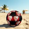 SIZE 5 Sevilla FC Soccer Ball Colorful All Ages Machine Stitched PVC Competition Ready Durable High-Bounce