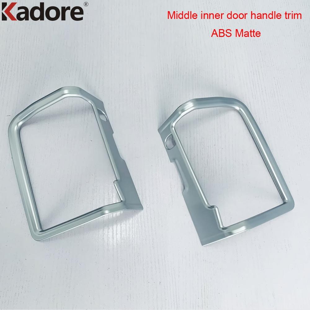 For Toyota Noah VOXY 90   2024 2025 2026 Carbon Fiber Car Inner Door Handle Cover Trim Interior Mouldings Accessories