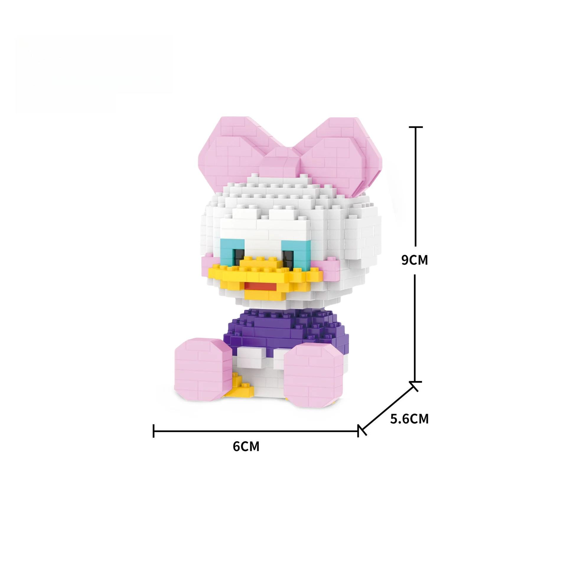 

Disney cute particle building block toys Mickey Minnie Mickey Mouse building block assembly toys birthday gift Halloween Christmas