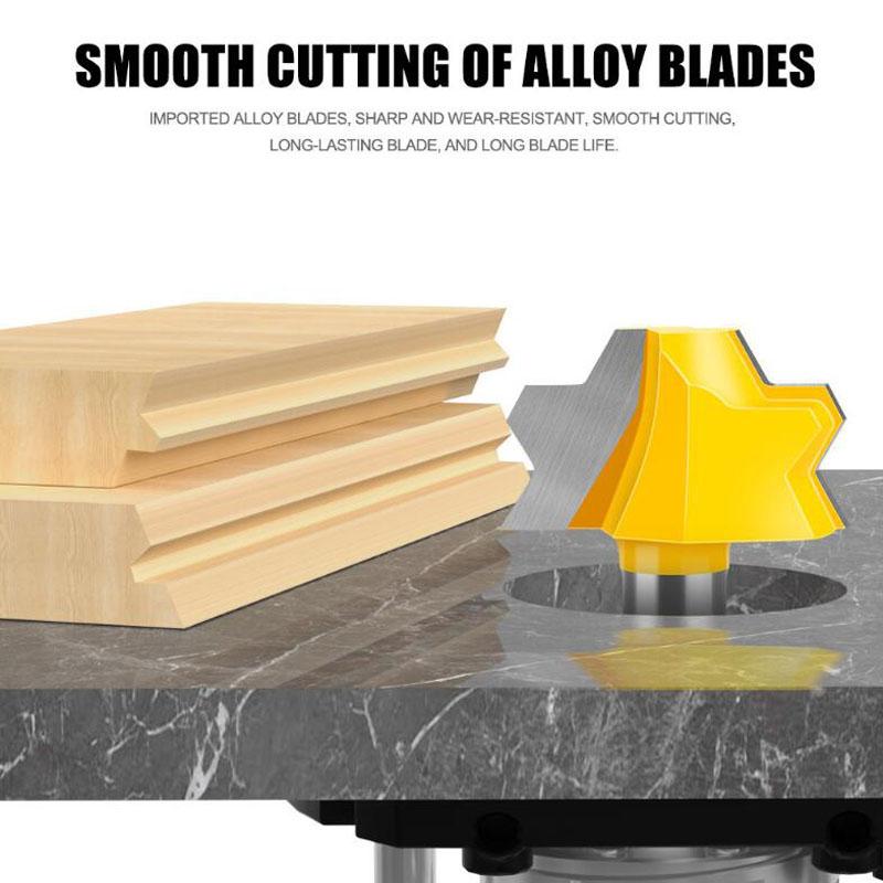 Εξαεδρικός/Οκταεδρικός Αρμός Γλώσσας και Μόρσου Μαχαίρι CNC Κεφαλή Ρούτερ για Μίτρα Κλειδαριάς 12.7mm/12mm Στέλεχος Κόφτης Μόρσου από Κράμα Καρβιδίου