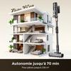 Proscenic PO20 Cordless Wet/Dry Upright Vacuum, 80 kPa, 180 AW, 70-Minute Runtime, 180° Foldable Tube, Pet Hair