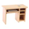1/12 Dollhouse Miniature Desk With Keyboard And Mouse Wooden Toys Furniture
