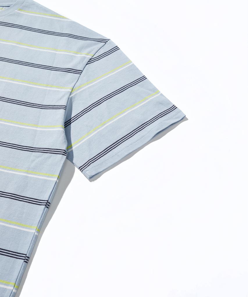 SOUNDSLIFE Db Stripe T-Shirt Sky Blue