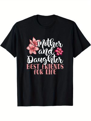 Women'S & Men'S Mother & Daughter Best Friends for Life T-Shirt - 100% Matching Family Shirts with F