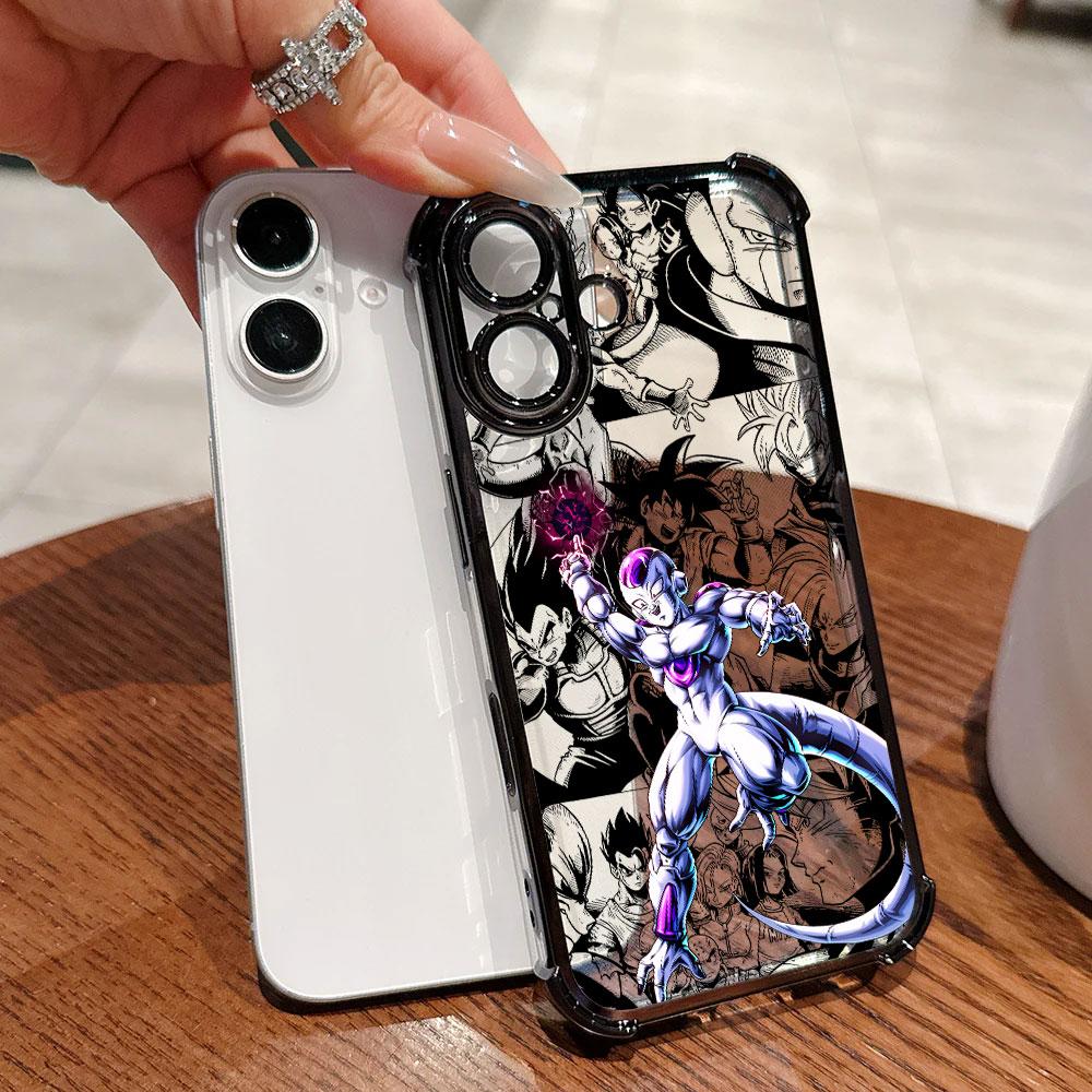 Japanese Anime D-Dragon Balls Funda For iPhone 17 Pro 16 15 14 13 12 11 Pro Max Case 17 Plus 17E 16E 17Air Silicone Phone Cover