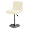 Velvet Solid Colors Bar Chair Cover Stretch For Bar Stool Short Back Dining Room Spandex Elastic Slipcovers For Banquet Chairs