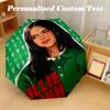 Portable Auto Folding Umbrella,Billie Eilish 8 Rib Waterproof Umbrella For Camping Commute
