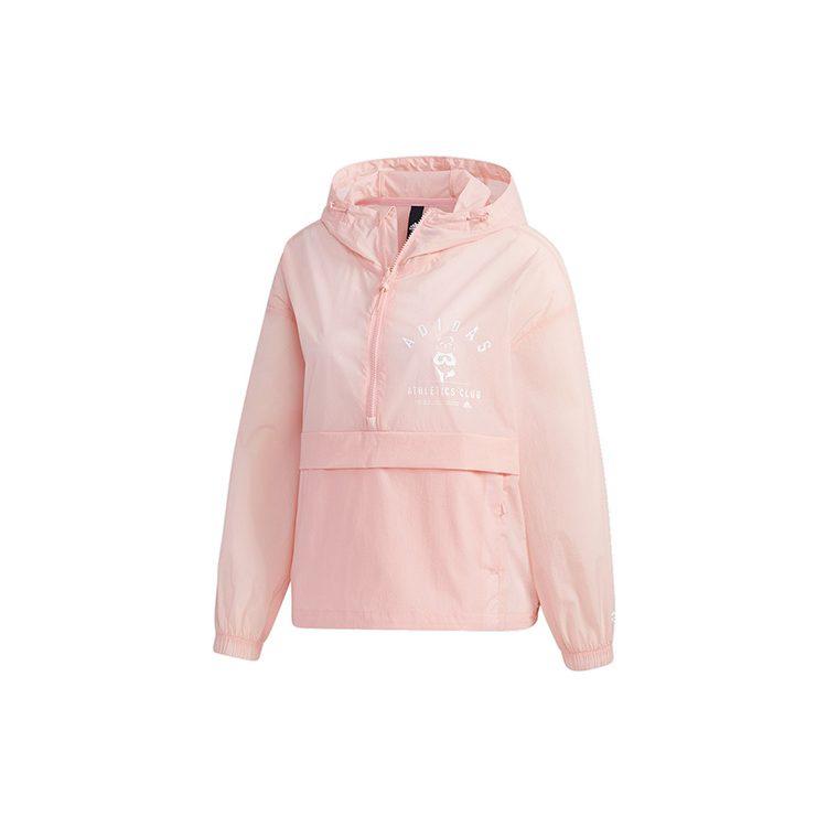 Adidas Jackets Women's Pink Hooded Moderate Other GL5631