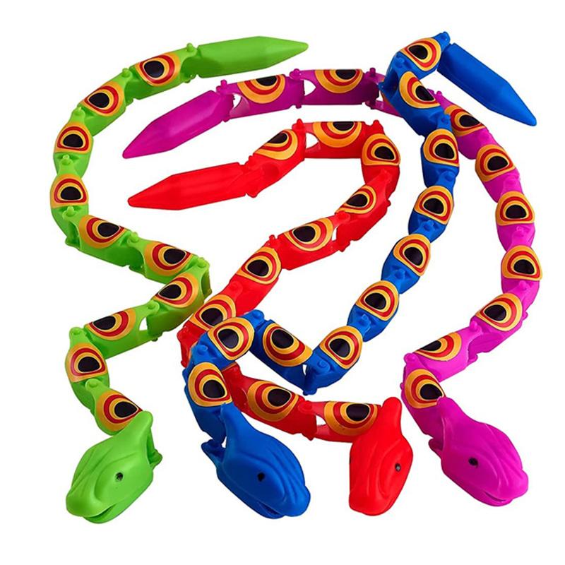 Children's Novel and Funny Simulation Toy Twist Snake Party Party Prank Joint Snake Toy Objet Insolite Cosas Raras Holiday Gift
