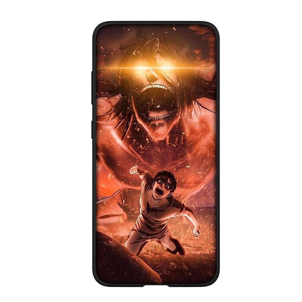 For Motorola Moto Edge 70 60 50 G54 G86 Samsung Galaxy S25 iPhone 17 16 15 Xiaomi Redmi Note 14 13 Pro Case Wallpaper Attack On Titan Eren Jaeger Levi