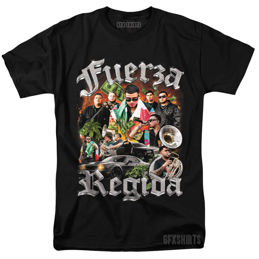 Fuerza Regida concert tour merch vtg Graphic design T-shirt XXL
