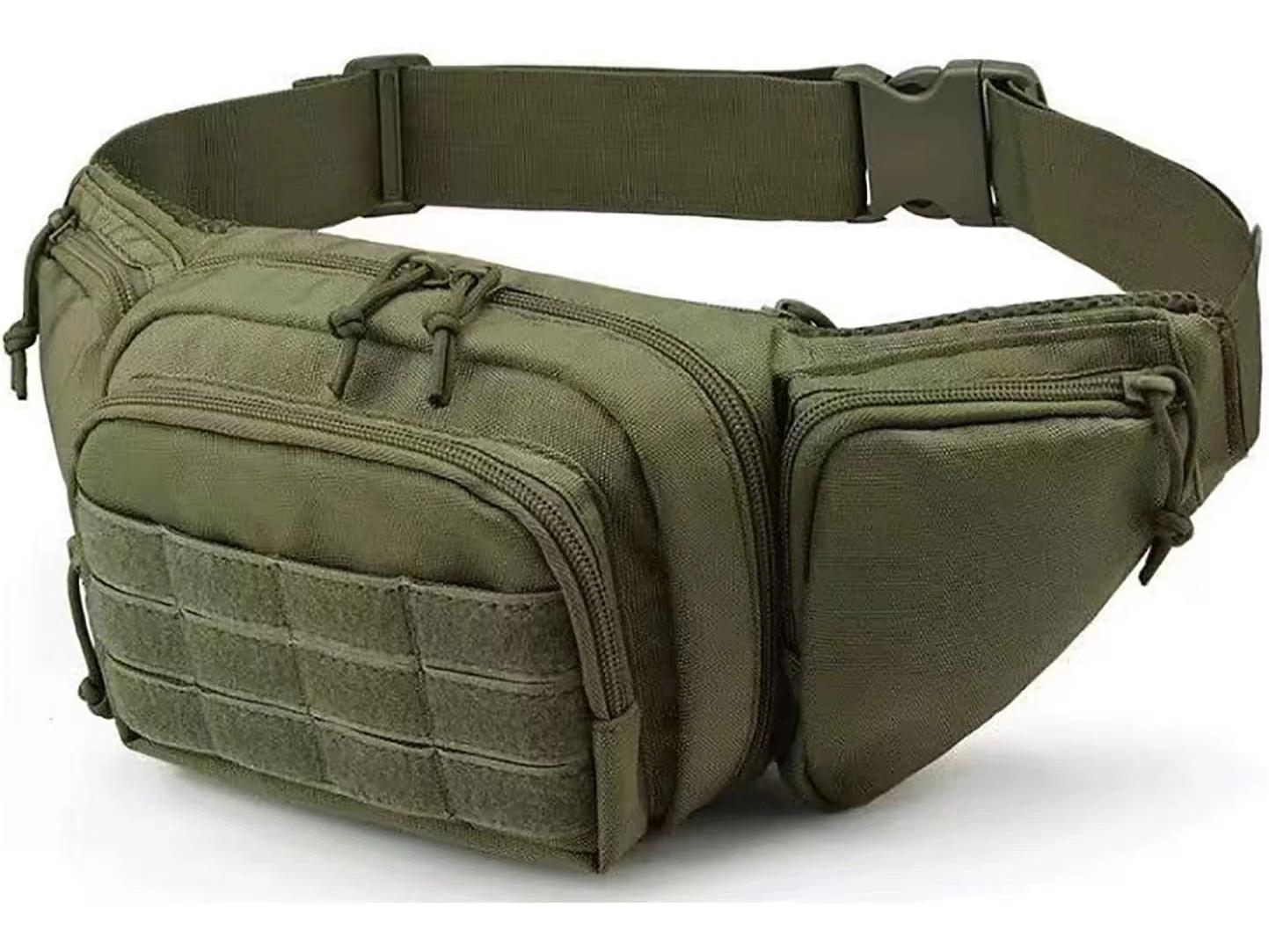 

Уличная многофункциональная поясная сумка для мужчин и женщин - Спортивное хранение и скрытый карман для пистолета армия зеленый