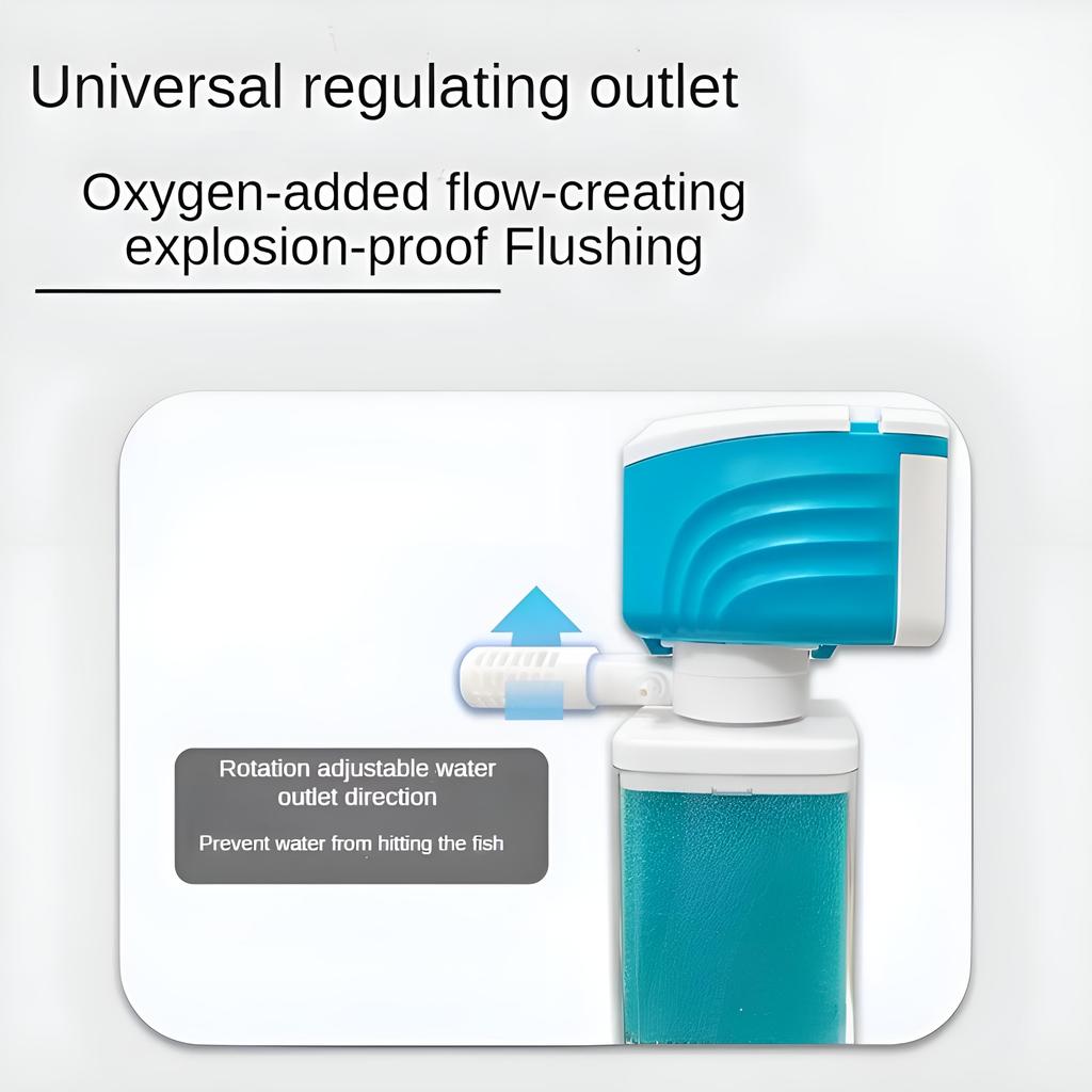 Aquarienfilter sechs in einem Zirkulationssystem/Fischtoilette Absaugung, Rücklaufsicherung Filtration, Sauerstoffanreicherung Wasserzirkulation