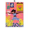 Nordic Retro Poster Boho Abstract Colorful Girl Flower Leaf Animal Wall Art Print Canvas Painting Decor Pictures For Living Room