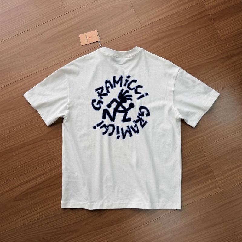 Unisexs High Quality Cotton TShirt Gramicci Summer Oversized Print Casual Outdoor Short Sleeve Tops