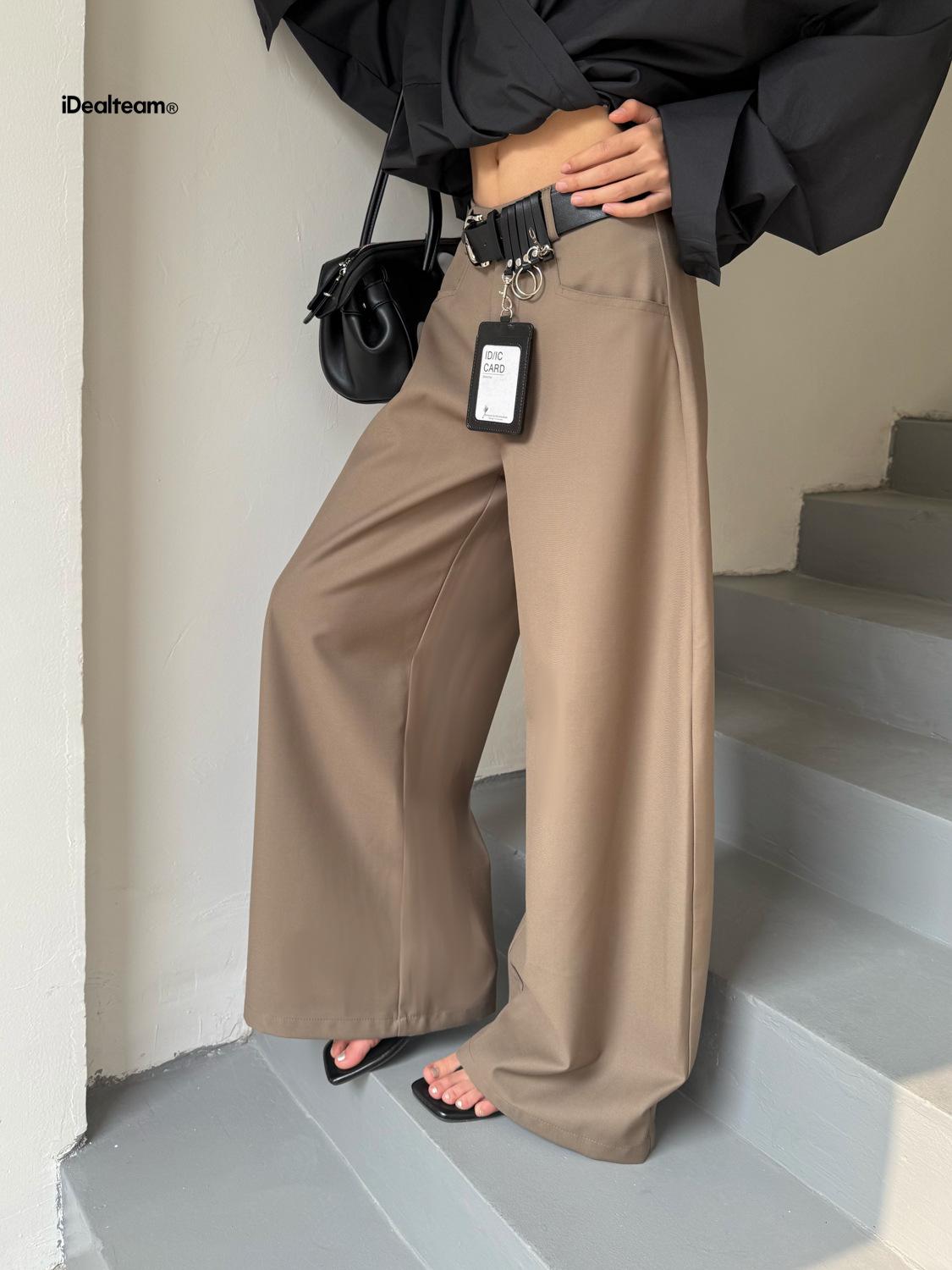 INSS Women s Retro Wide-Leg Casual Pants - 2026 Spring New Design #50916 Medium