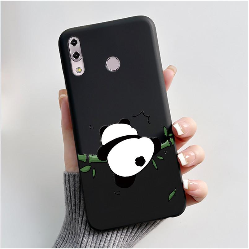 Case For Asus ZenFone 5 5z ZS620KL ZE620KL Capa Coque Cute Cartoon Printing Shell Protective Cover Soft Silicone Black Casing