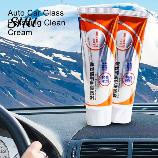 Windshield Removal Paste 50g Oil Film Remover Deep Cleaning Rainproof Car Removing Glass Agent Tool Polishing Cleaner