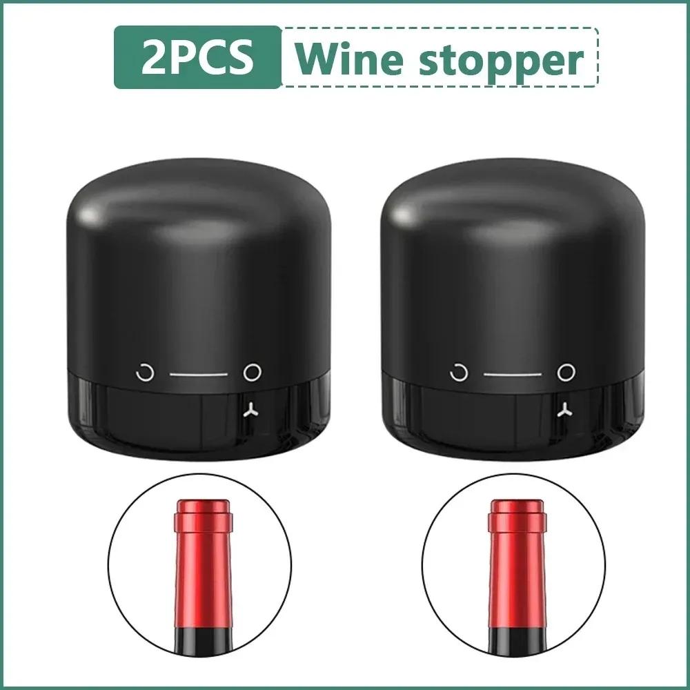 Accessories Home Brewing & Wine Making Barware Bottle Stopper Set Soda-fountain Leak Proof Tools Champagne Bar Vacuum Cork