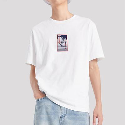 Li Ning Sports Fashion Collection Short Sleeved T Shirt Men's White AHSQ455-3