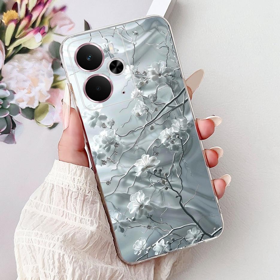 For Realme 14 5G Case RMX5075 Cool Dragon White Lion Painted Cover Soft Slim Phone Case For Realme 14T Realme14 T 5G Fundas Bags