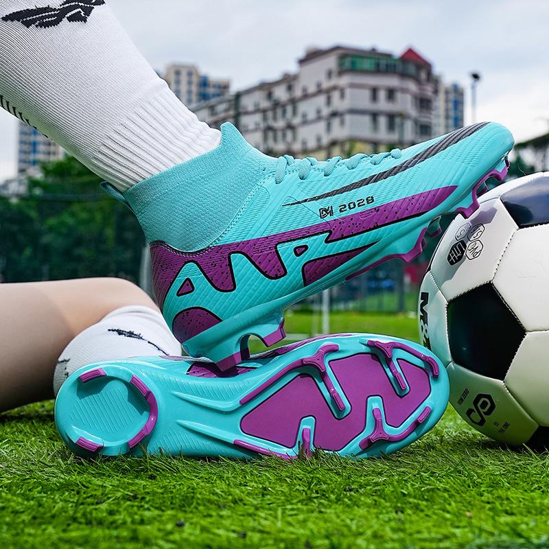 Assassin 15 Children's High Top Football Shoes Men's Youth Adult Long Shattered Nails Training Sneakers