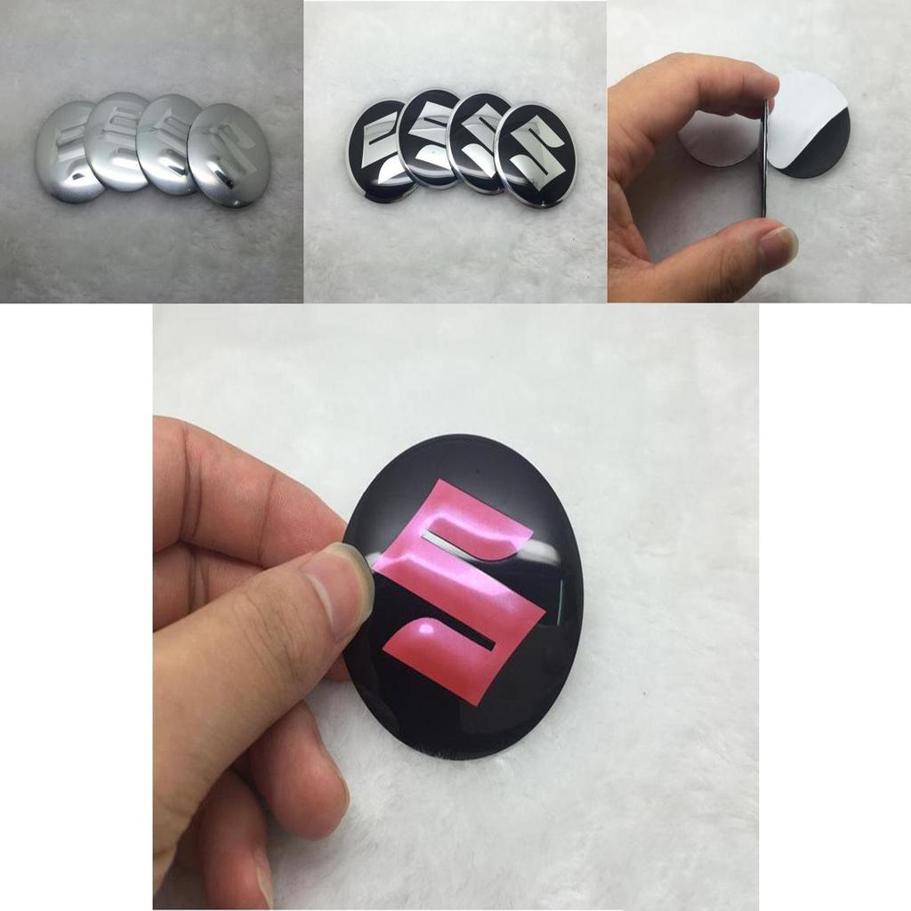 565mm Car 4pcs Wheel Center Hub Cap Cover Emblem Badge Decal Sticker For Suzuki