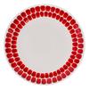 Arabia Tuokio 26cm 24h Scandinavian Finnish Ceramic Plate, Red, 1055227, Western-style Tableware, Style, Kitchen, [Used]