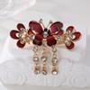Fashion Crystal Butterfly Women's Hair Clip Colorful Rhinestone Elegant Kawaii Girl Tassels Hair Accessory Hair Clip Headband