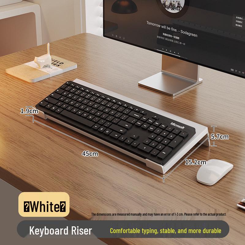 Rutschfester kippbarer Tastaturständer für Desktop, Laptop, Maus, Büroaufbewahrung