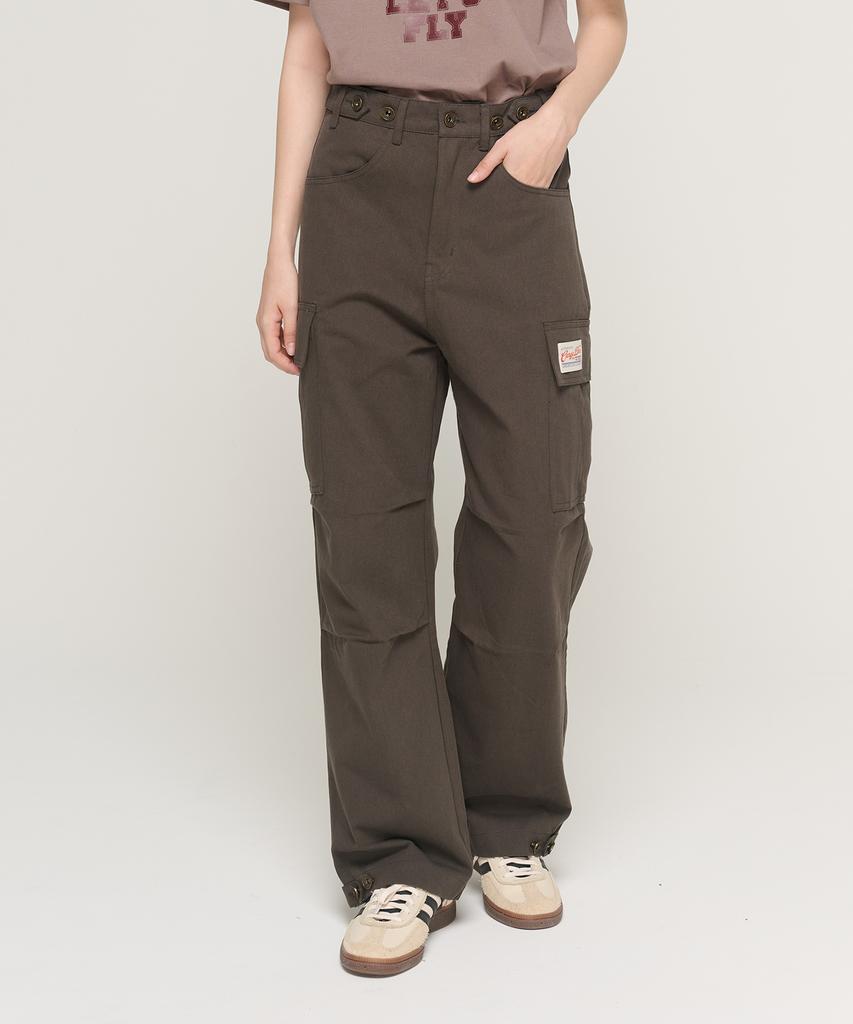 CARGOBROS FOR WOMAN Utility Work Cargo Pants (Brown)