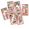 6pcs Traditional Children's Money Bag Hongbao Lucky Money Packet God of Wealth Red Pocket  Bonus