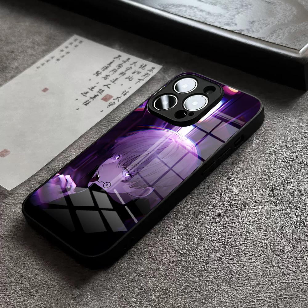 Jujutsu Kaisen Anime Inumaki Toge Phone Case For IPhone 16 Pro Max 15 Plus 14 Pro 12 11 13 Mini X XR XS Max 8 7 SE Glass Cover