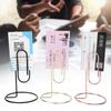 3PCS Metal Memo Clip Holder Table Number Name Card Holder Office Desk Organizer