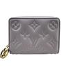 M25705 Compact Wallet Monogram Leather Portefeuille Lou Bifold Wallet Misty Lilac Leather Women Used
