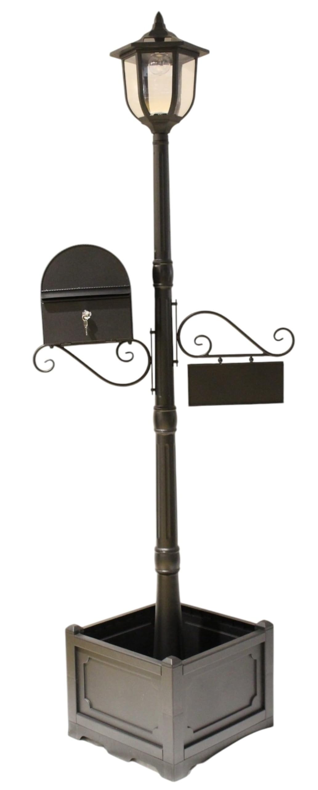 

Життя в умовах сонячного світла зі стовпчиком і табличкою теплого кольору