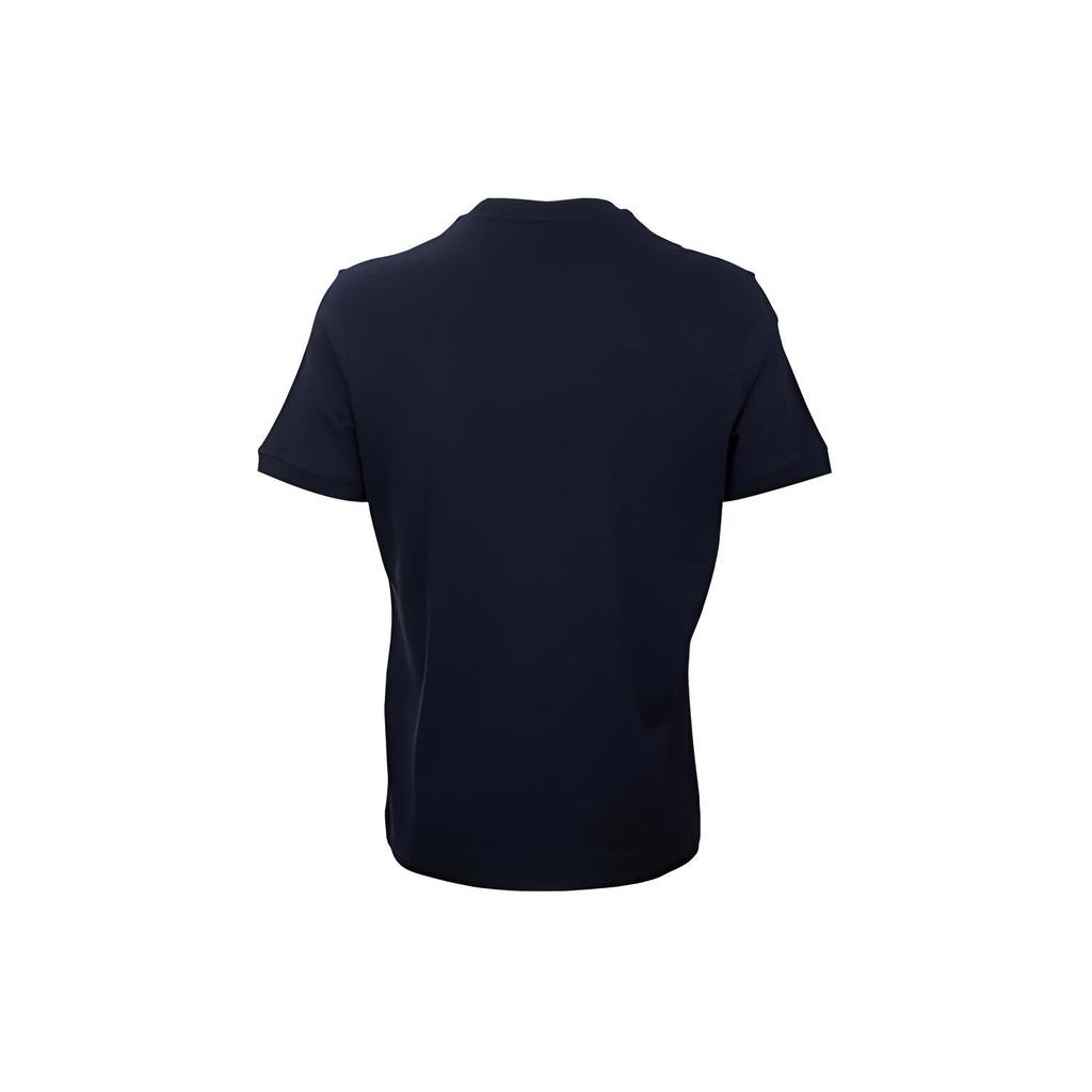 Emporio Armani Letter Round Neck Fitted Short Sleeve T-Shirt Men tops Blue 3D1TN3-1JOCZ-0965
