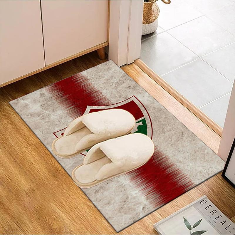 Soccer Club Emblem Design Printed Office Carpet Chair Cushion Entryway Rug, Rugs for Living Room, Bedroom Christmas gifts