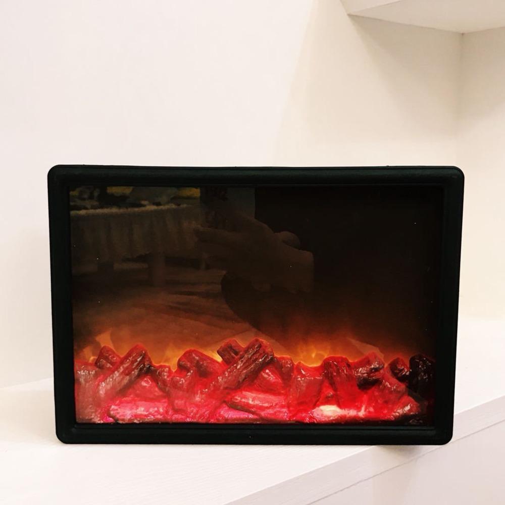 Simulated Fireplace LED Flame Lamps LED Simulated Fireplace Light  Indoor Decoration