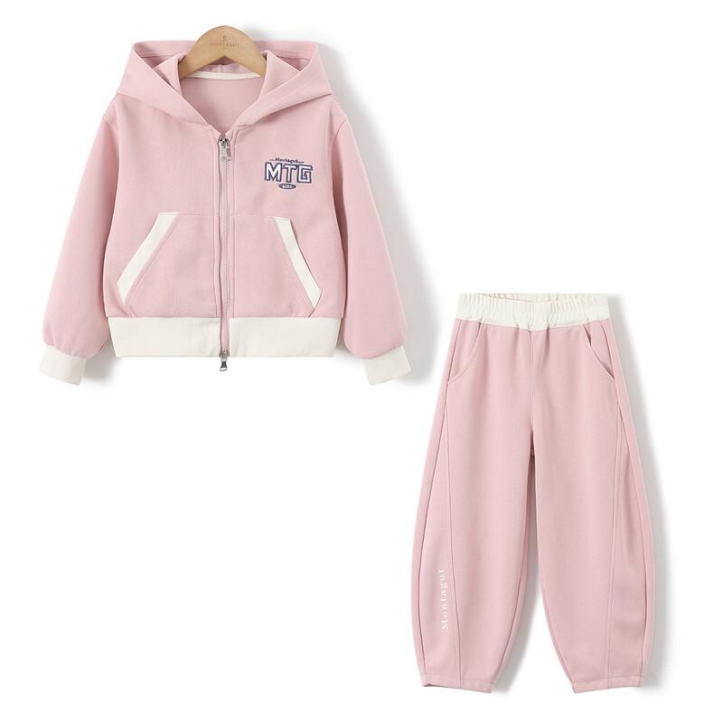 Montagut Girls' Hooded Sweatshirt & Jogger Set