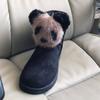 Snow Boots Women's Short Boots Velvet New Women's Boots 2025 Winter Korean Version Cotton Shoes Hairball Panda Short Boots