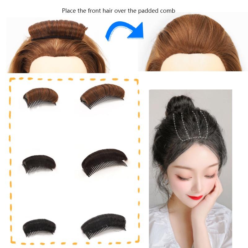 High Cranial Hair Puff Comb Instant Volume Thickness Natural Accessory Hairpiece