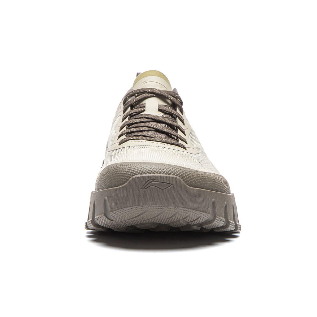 Li Ning Sable Sport Confortable Amortissant Résistant à l'usure Basse Cheville Chaussures Décontractées Homme chaussures décontractées Marron Clair AGCW113-3