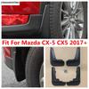 Front Rear Mud Guard Mudguards Splash Flaps Plastic Protective Kit Trim For Mazda CX-5 CX5  2017 -  Accessories Exterior