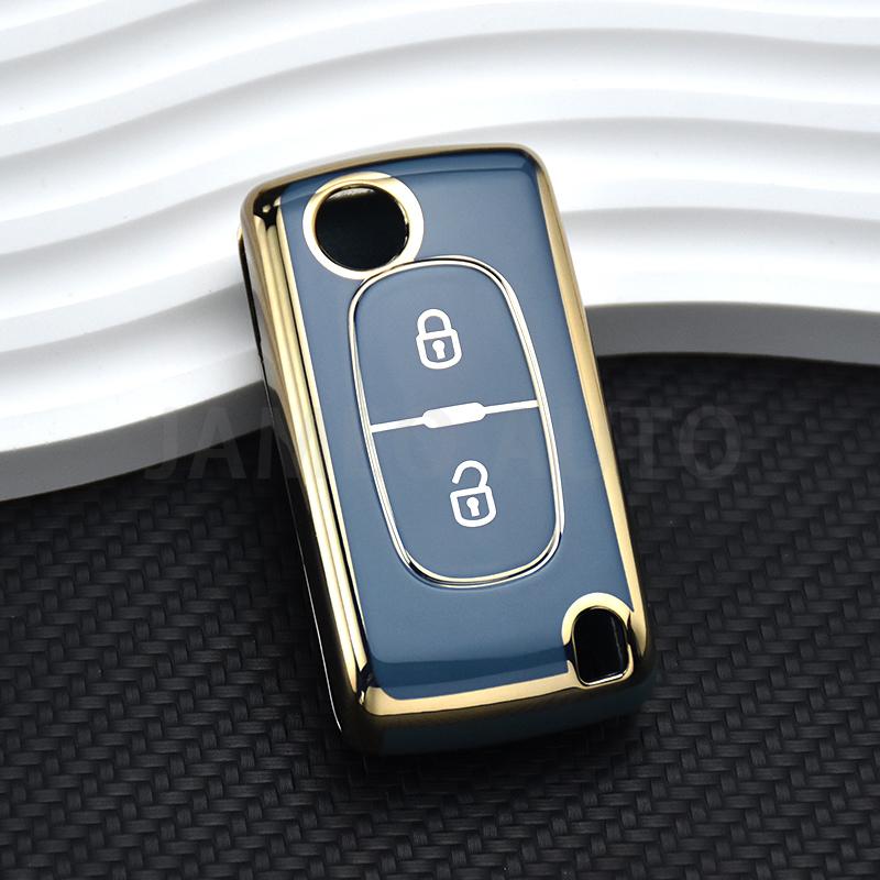 

Tpu 2 Buttons Car Remote Key Case For Peugeot 107 207 307 308 407 607 3008 5008 For Citroen Xsara Picasso C5 C6 C8 Cover Shell Q28453QQ-