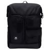 Logo Casual Versatile Fabric Backpack Unisex Backpack Black JL8343