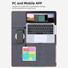 Btuty 16-Key Dynamic RGB Pad BT Wireless MIDI Controller Rechargeable Portable Music Production Performance Scene (White)