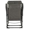 ADJUSTABLE DECK CHAIR Relax Anthracite/black Garden Foldable